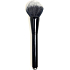 Kosmetikpinsel mit synthetischen Borsten für Puder schwarz 20 cm 30790
