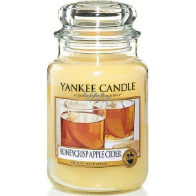 Yankee Candle Honeycrips Apfelwein Classic großes Glas 623 g