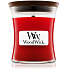 WoodWick Pomegranate - Granatapfel Duftkerze mit Holzdocht und Deckel Glas klein 85 g