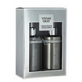Vivian Grey Crystal Grey 250 ml Körperlotion + 250 ml Duschgel, Kosmetikset