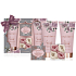 Baylis & Harding Velvet Rose und Cashmere Duschcreme 200 ml + Hand- und Körperlotion 200 ml + Toilettenseife 150 g + duftende Seifenblätter 4 x 6 g, Kosmetikset
