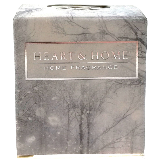 Heart & Home Winter's Tale Soja-Duftkerze ohne Verpackung brennt bis zu 15 Stunden 52 g