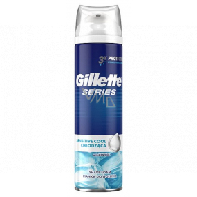 Gillette Series Sensitive Cool Rasierschaum für Männer 250 ml