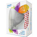 LadyCup Menstruationstasse transparente, große L + Milton Sterilisationstabletten
