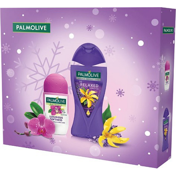 Palmolive So Relaxed Duschgel 250 ml + Luxurious Softness Antitranspirant Roll-on 50 ml, Kosmetikset