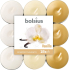 Bolsius Aromatic Vanilla - Vanille Duft-Teelichter 18 Stück, Brenndauer 4 Stunden