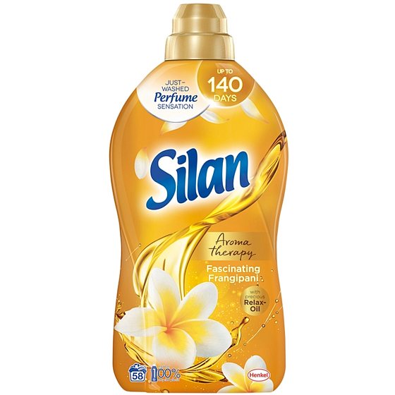 Silan Aromatherapie Faszinierende Fangipani konzentrierter Weichspüler 58 Dosen 1,45 l