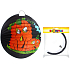 Rappa Halloween Laterne rund mit Kürbis 25 cm