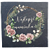 Bohemia Gifts Die beste Mama Kranz Steingut Untersetzer Quadrat 10 x 10 cm
