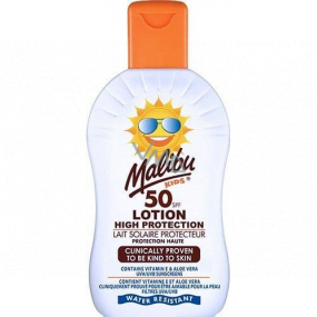 Malibu Kids Lotion SPF50 Sonnenschutzlotion für Kinder 100 ml