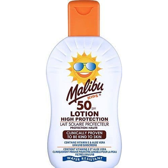 Malibu Kids Lotion SPF50 Sonnenschutzlotion für Kinder 100 ml
