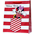 Ditipo Geschenkpapier Tasche 26,4 x 12 x 32,4 cm Minnie Mouse rot und weiß
