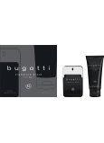 Bugatti Signature Black Eau de Toilette 100 ml + Duschgel 200 ml, Geschenkset für Männer