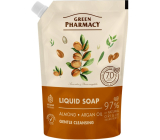 Green Pharmacy Mandel- und Arganöl Flüssigseife Nachfüllung 460 ml