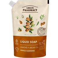 Green Pharmacy Mandel und Arganöl flüssige Seife Nachfüllung 460 ml