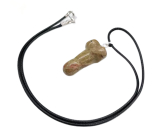 Unakit Penis amulet pro plodnost, přívěsek přírodní kámen ručně broušený 3 cm, kámen osobního růstu a vizí