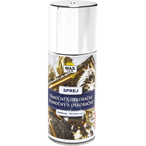 Max Color silberne Dekorationsfarbe in Sprayform, 150 ml