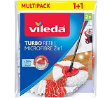 Vileda Turbo Microfibre 2v1 Ersatz für Mopp 2 Stück