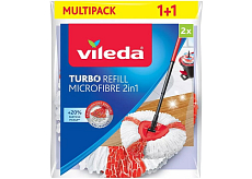 Vileda Turbo Microfibre 2v1 Ersatz für Mopp 2 Stück