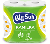 Big Soft Kamilka 3lagiger Toilettenpapier, 4 Rollen, 16,8 m Rolle