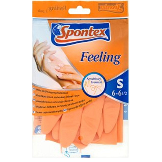 Spontex Feeling Gummihandschuhe Größe S.