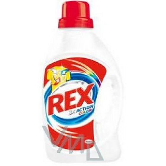 Rex 3 x Action Color Gel zum Waschen farbiger Wäsche 20 Dosen 1,4 l