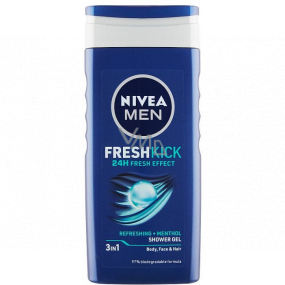 Nivea Men Fresh Kick 3 in 1 Duschgel 250 ml