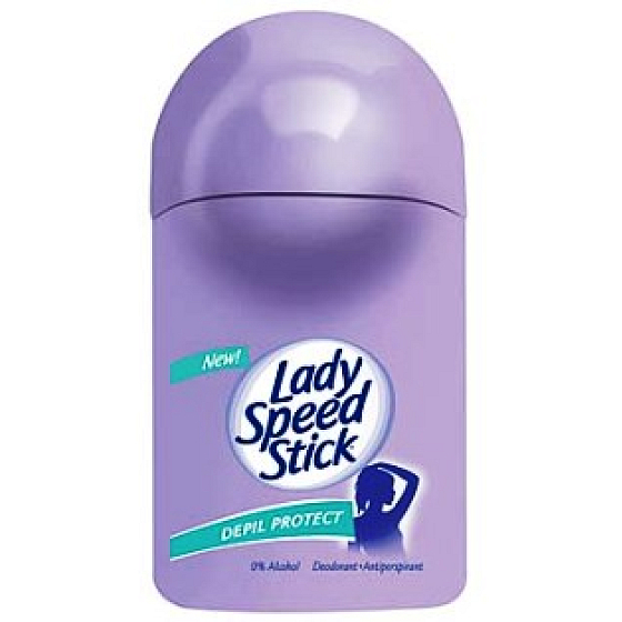 Lady Speed Stick Depil Protect Ball Antitranspirant Deodorant Roll-On für Frauen 50 ml