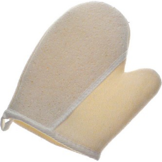 Lufa Cylindrica Massage Waschlappen Handschuhe + Terry 318 17 x 23 cm