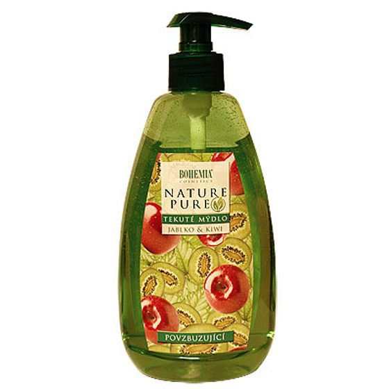 Böhmen Geschenke Apfel und Kiwi beruhigende Flüssigseife 500 ml