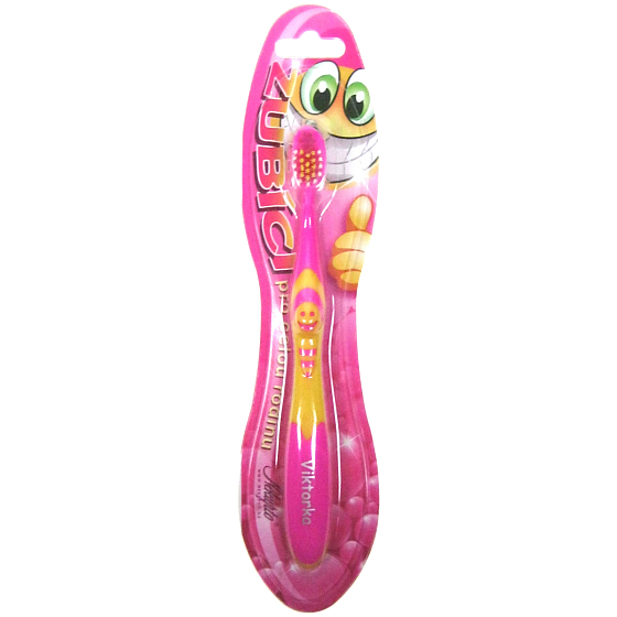 Nekupto Zubíci Zahnbürste für Kinder namens Viktorka soft 1 Stück