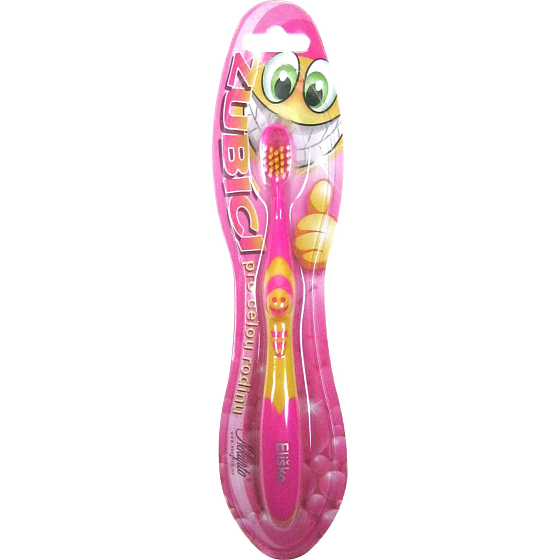 Nekupto Zubíci Zahnbürste für Kinder namens Eliška soft 1 Stück