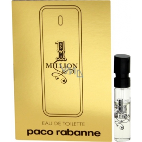 Paco Rabanne 1 Million Eau de Toilette für Männer 1,5 ml mit Spray, Fläschchen