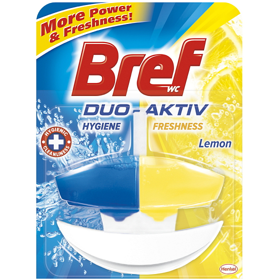 Bref Duo Aktiv Lemon flüssiger WC-Block komplett 50 ml