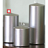 Lima Metal Serie Kerze Silberzylinder 80 x 150 mm 1 Stück