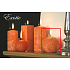 Lima Marmor Exotische Duftkerze orange Kugel 80 mm 1 Stück