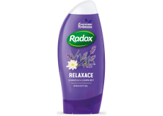 Radox Relaxation Lavendel und Seerose weißes Duschgel 250 ml