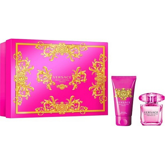 Versace Bright Crystal Absolu parfümiertes Wasser für Frauen 30 ml + Körperlotion 50 ml, Geschenkset