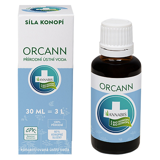 Annabis Orcann natürliches konzentriertes Mundwasser mit Hanf, auch für Veganer 30 ml geeignet