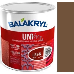 Balakryl Uni Gloss 0225 Hellbraune Universalfarbe für Metall und Holz 700 g