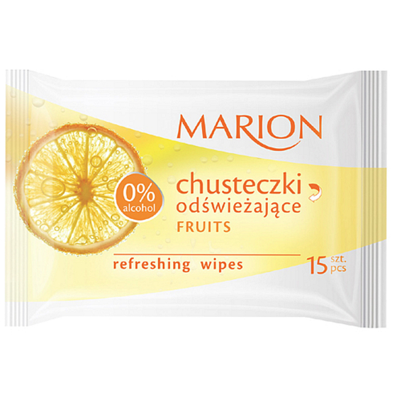 Marion Refreshing Fruits erfrischende Feuchttücher 15 Stück