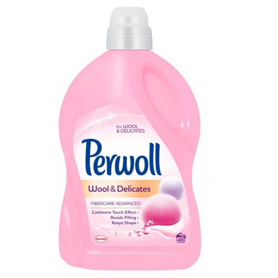 Perwoll Wool & Delicates Waschgel für Wolle und Seide 45 Dosen 2,7 l