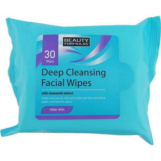 Beauty Formulas Kosmetiktücher zur Tiefenreinigung 30 Stück