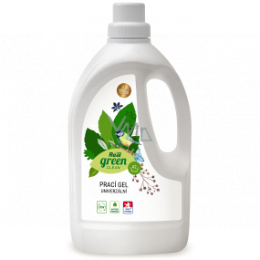 Real Green Clean Universalwaschgel für weiße und farbige Wäsche 42 Dosen von 1,5 l