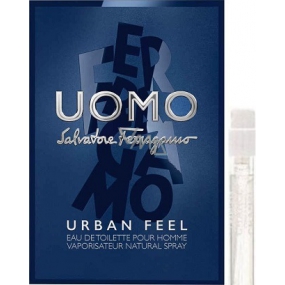 Salvatore Ferragamo Uomo Urban Feel Eau de Toilette für Männer 1,5 ml mit Spray, Fläschchen