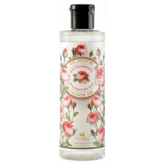 Panier des Sens Rose belebendes Duschgel für geschädigte Haut 250 ml