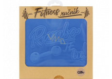 Albi Fitness Handtuch Rambo ist blau 90 x 50 cm