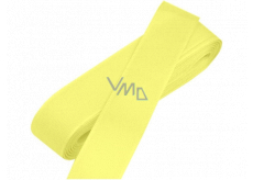 Nekupto Stoff Taftband gelb 3 mx 15 mm