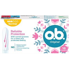 O.B. Original Normal Tampons, 16 Stk O.B. Original Normal Tampons, 16 Stk