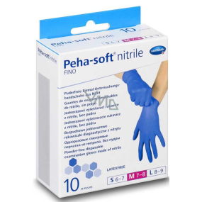 Hartmann Peha-soft Nitril puderfrei Einweghandschuhe unsteril, Größe M 10 Stück